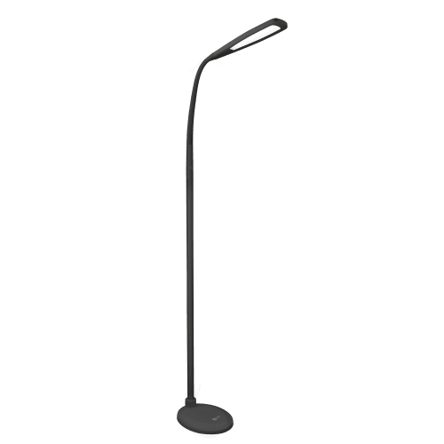 OttLite Natural Daylight LED Flex Floor Lamp Black